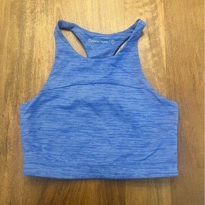 Outdoor Voices TechSweat Blue Crop Top